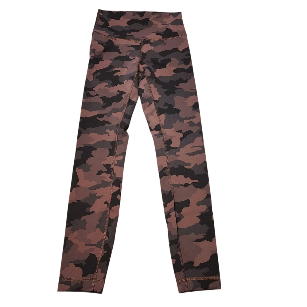 Lululemon Wunder Train High-Rise Camouflage Athletic Leggings Size 4